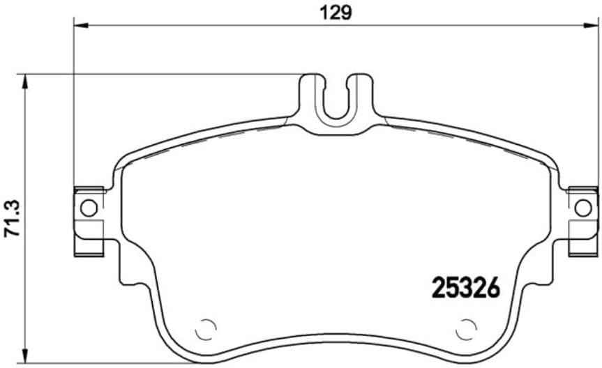 Brembo P50094 - Vordere Bremsbeläge