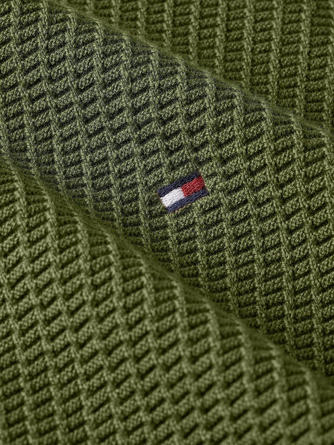 Tommy Hilfiger Herren Pullover XL Grün (Putting Green), XL Grün (Putting Green)