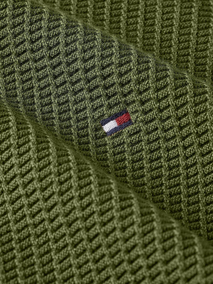 Tommy Hilfiger Herren Pullover XL Grün (Putting Green), XL Grün (Putting Green)