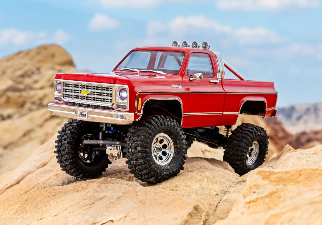 Traxxas TRX-4M Chevrolet K10 1/18 Rot mit ACCUS/Ladegerät 97064-1-RED