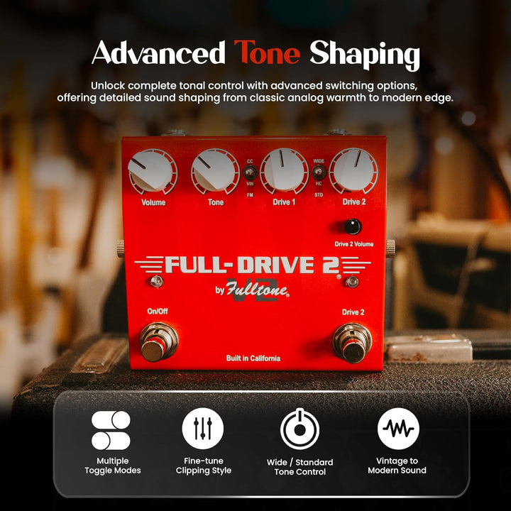 Fulltone Full-Drive2 V2 - Verzerrer für Gitarren