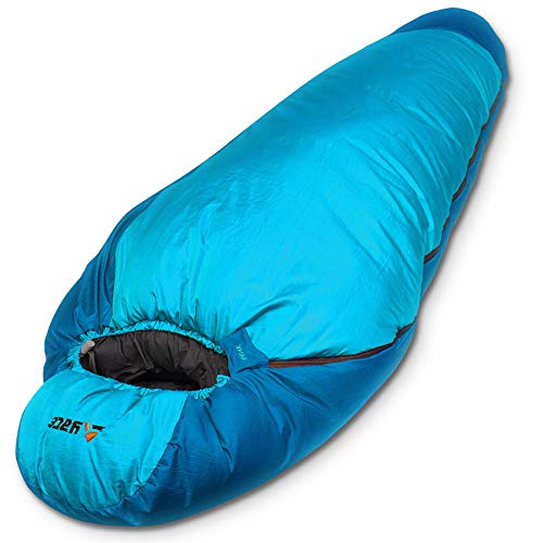 Aven Peak Schlafsack 230 cm - Hochleistungs Mumienschlafsack - koppelbar - warm - für bis zu -32 Gra