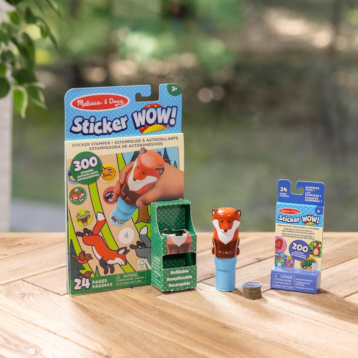 Melissa & Doug Sticker Wow! Packung - Fuchs