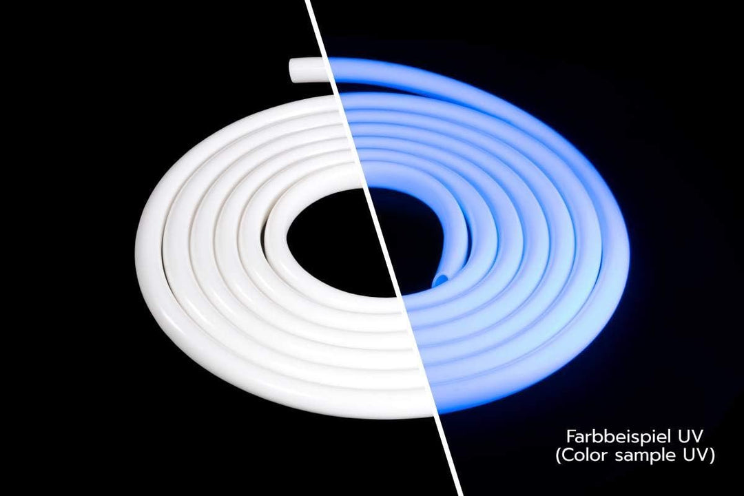 Alphacool Schlauch AlphaTube HF 13/10 (3/8"ID) - UV Weiss 3m