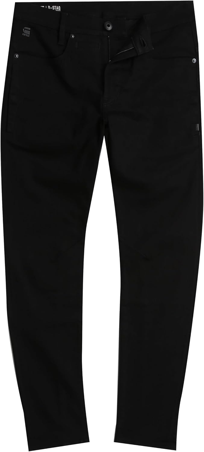G-STAR RAW Herren D-Staq 3D Slim Jeans 26W / 30L Schwarz (Pitch Black D05385-b964-a810), 26W / 30L S