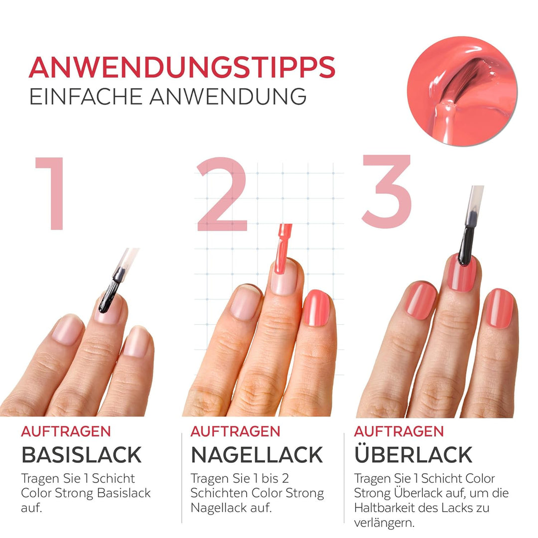 Nagelhärter Lack mit Biotin, Silizium und Keratin - Stärkt und repariert beschädigte, geschwächte, b