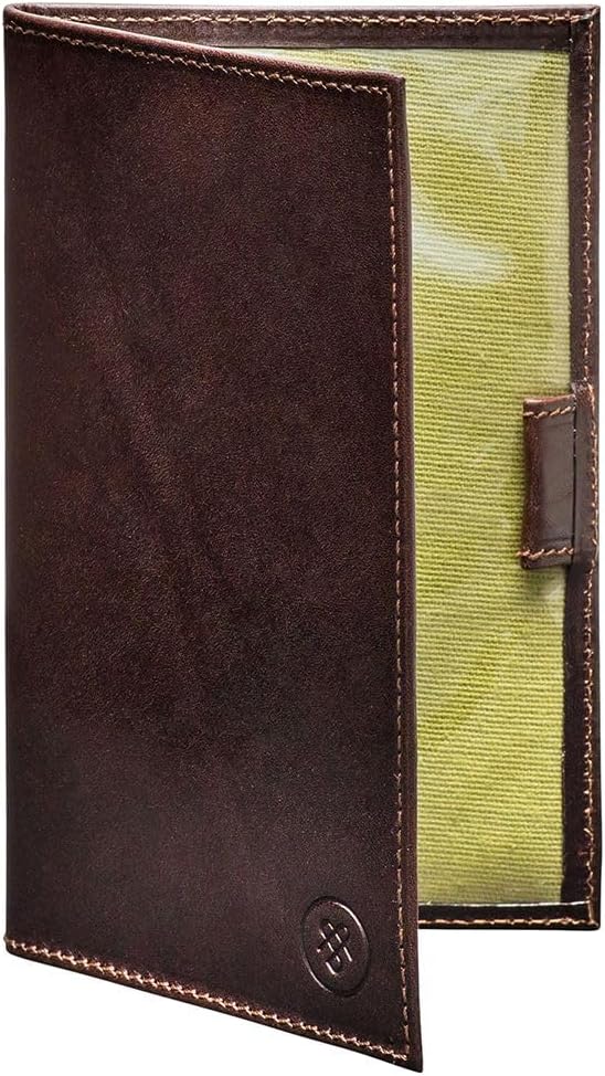 Maxwell Scott - Personalisierte Luxuriöses Golfkartenhalter aus Leder für Männer - Handgefertigt aus