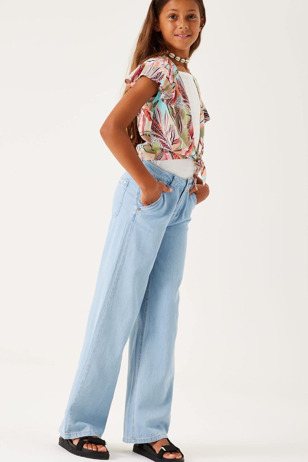 Garcia Kids Mädchen Pants Denim Jeans 134 Light Used, 134 Light Used