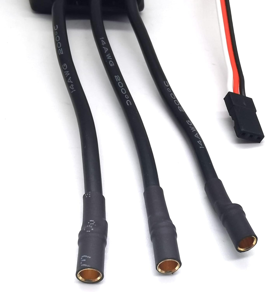 Flycolor 60A ESC 3-6S Elektrischer Geschwindigkeitsregler 5 V/6 V/7,4 V 5A BEC mit XT60 & 3,5mm Rund