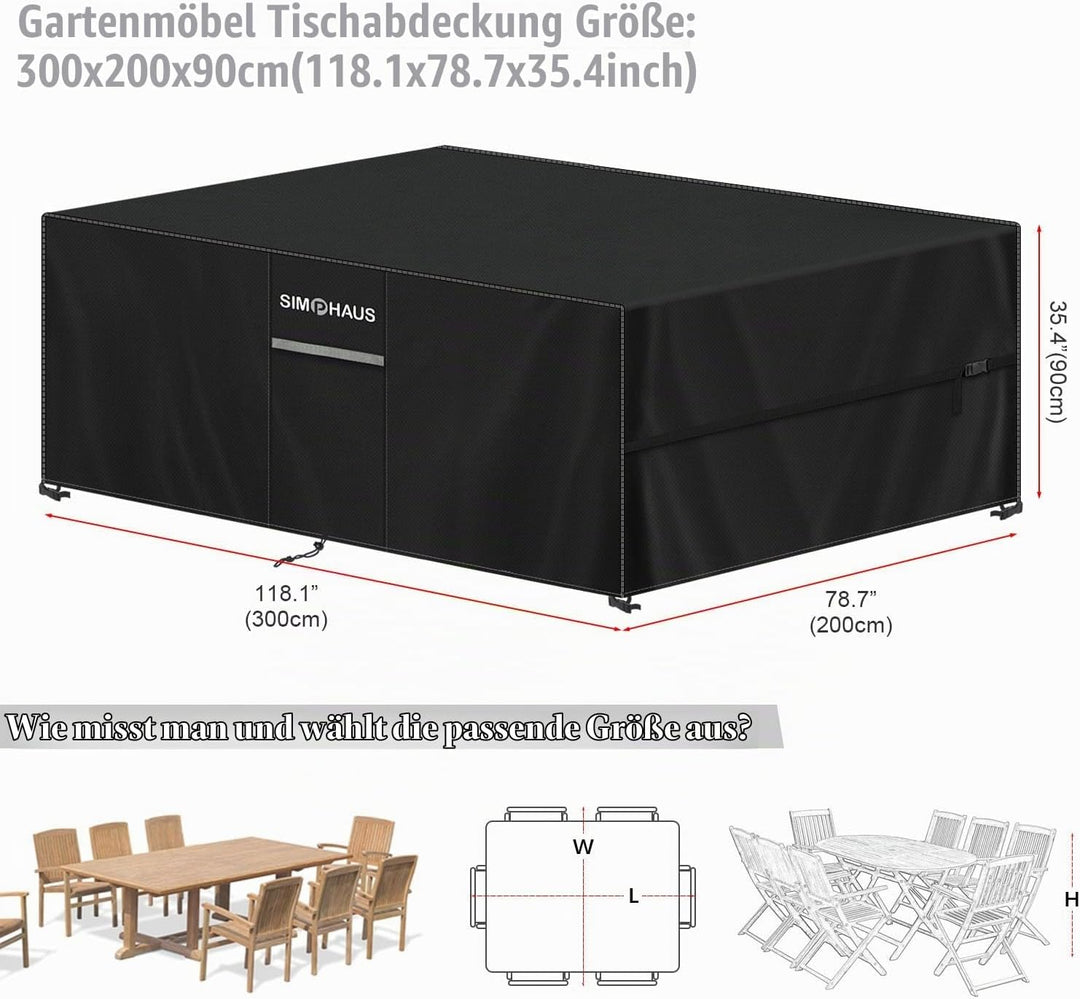 Abdeckung Gartenmöbel Wasserdicht Abdeckplane Gartenmöbel | Schutzhülle Gartenmöbel Winterfest Loung