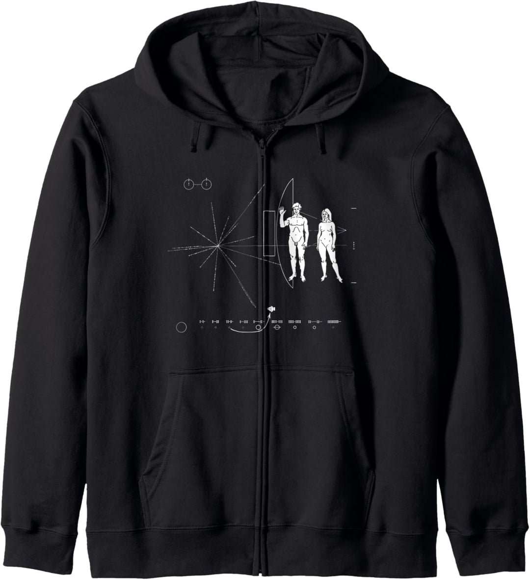 Pioneer-Plakette Kapuzenjacke