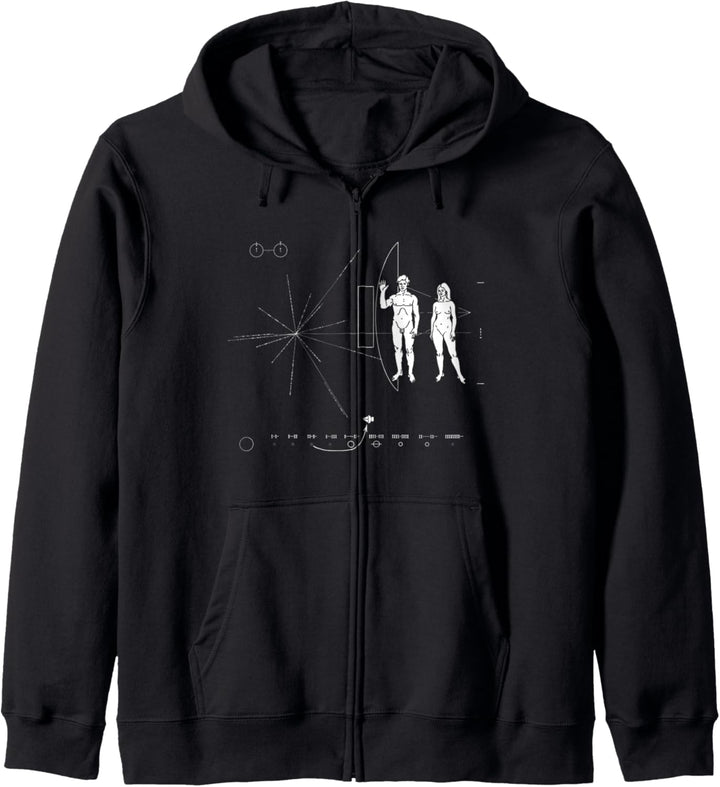 Pioneer-Plakette Kapuzenjacke