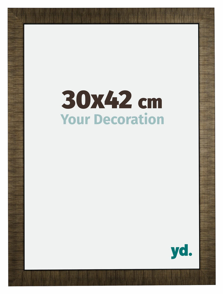 yd. Your Decoration - Bilderrahmen 30x42 cm - Bilderrahmen aus Holz mit Acrylglas - Antireflex - Aus