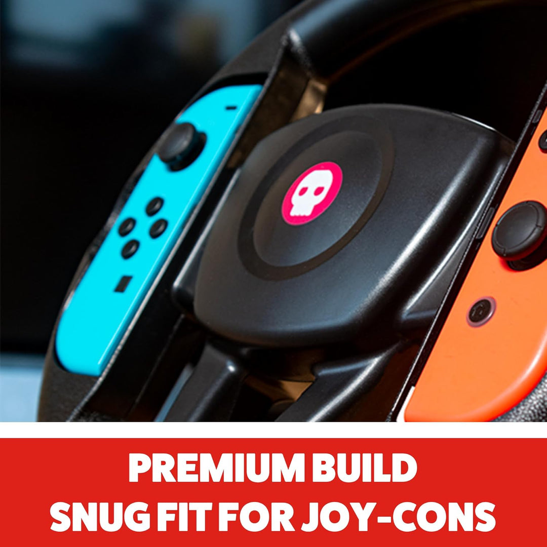 Numskull Nintendo Switch Joy-Con Steering Wheel Table Attachment, Switch Racing Wheel Accessory (Nin