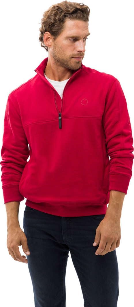 BRAX Herren Troyer Pullover Sweater Steve Sweaterstrick Navy Blue M Fire, M Fire