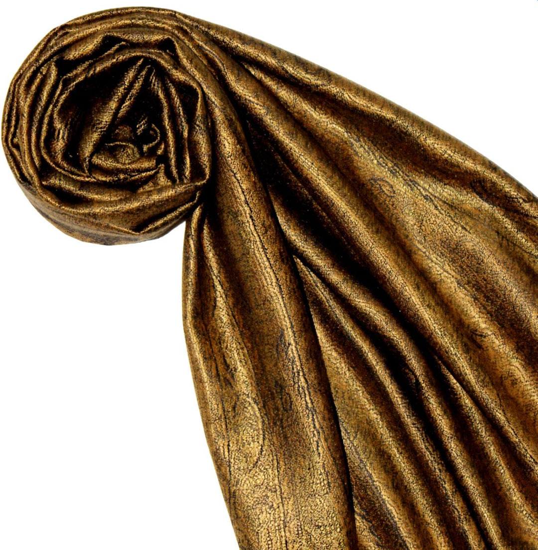 Lorenzo Cana - Damen Seidenschal Schal 100% Seide jacquardgewebt harmonische Farben mit Fransen 35 x