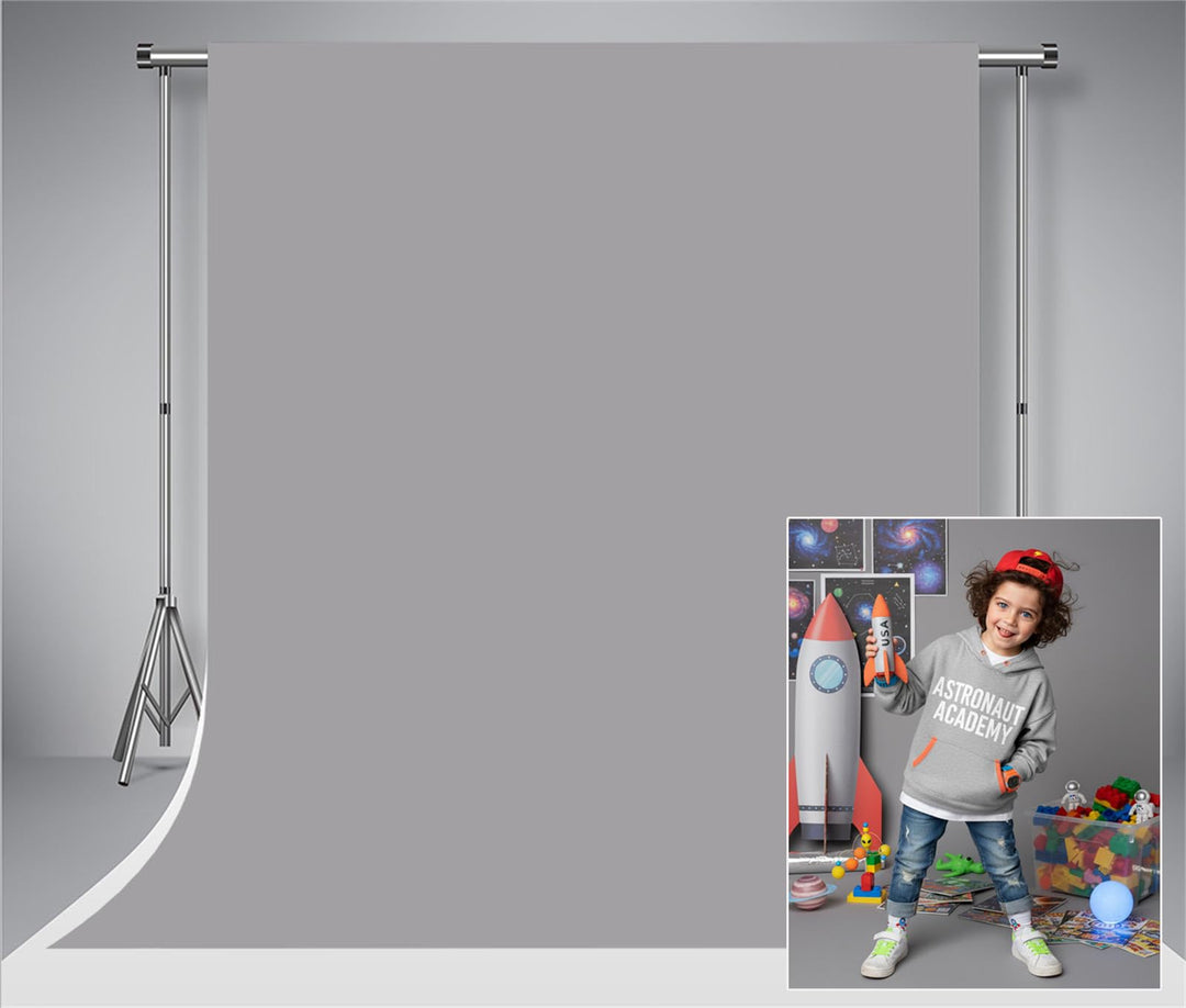 Kate Grau Einfarbig Fotografische Hintergrund 1,5 * 2,2m Nahtlose Strukturierter Hintergrund Studio