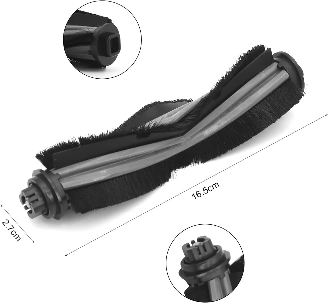 DingGreat Zubehör Set Ersatzteile für Yeedi K650 Saugroboter - Packung mit 1 Hauptbürste, 4 Filters,