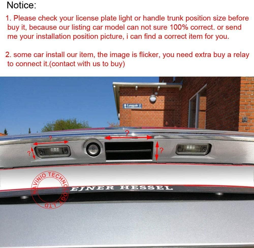 Navinio Super Pro HD Auto Rückfahrkamera Einparkkamera Kamera Einparkhilfe Farbkamera Rückfahrsystem