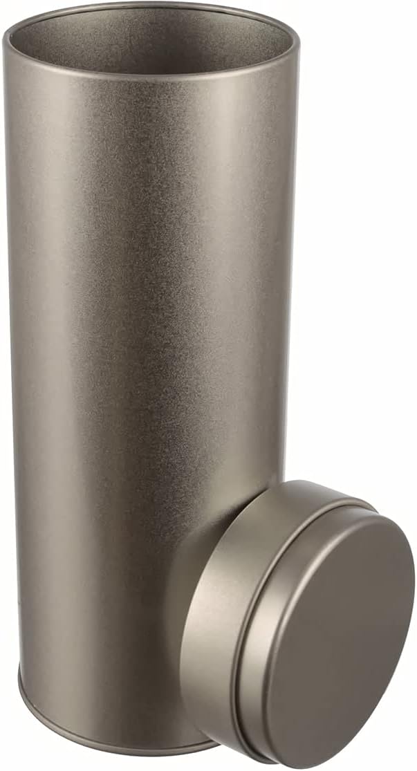 2 x runde Kaffeepaddose/Vorratsdose, aromadicht aus Metall für je200g Earl Grey, ca 20 Kaffeepads |