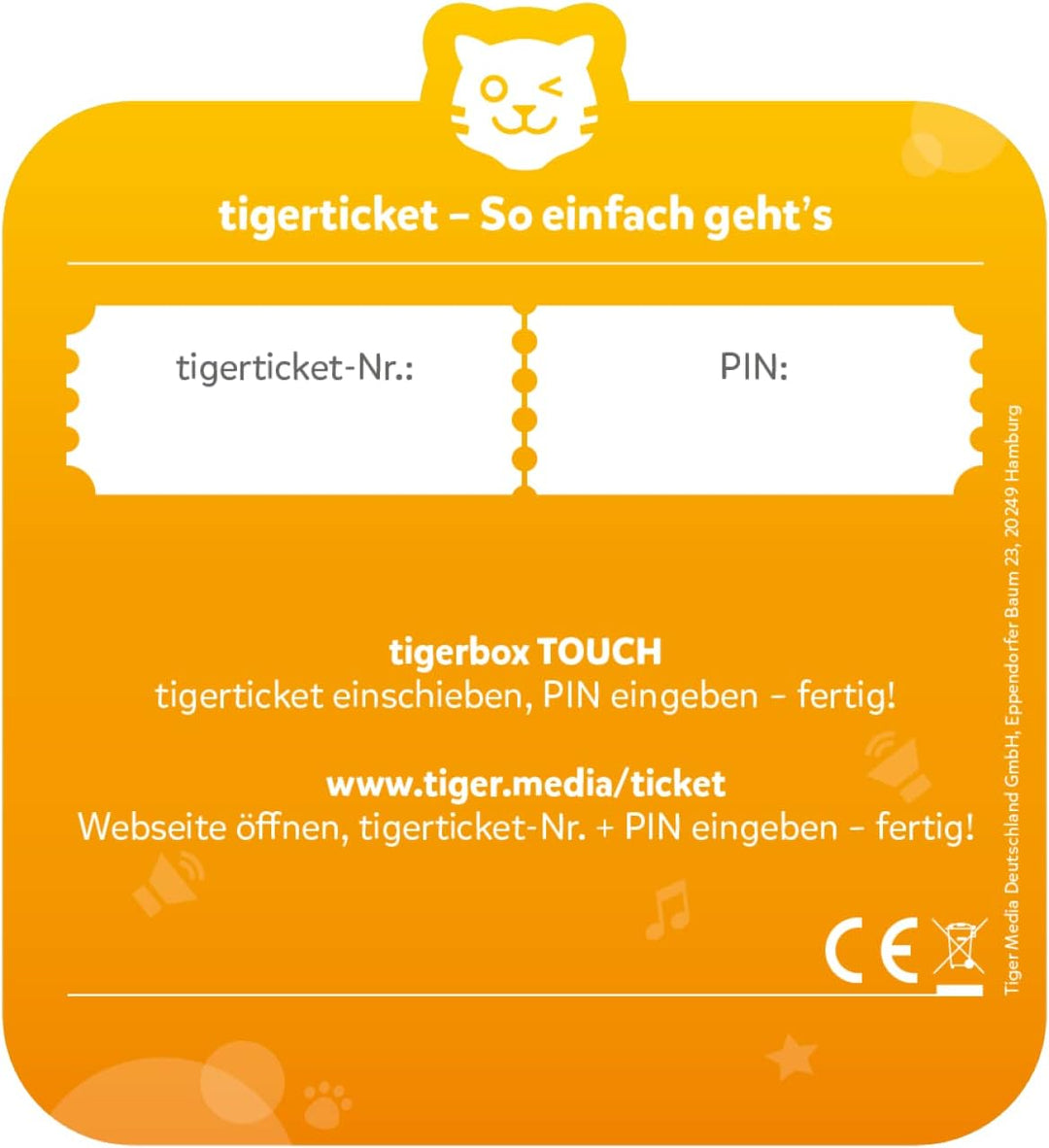 tigermedia tigerticket 6 Monate Streaming Zugang tigerbox TOUCH für 10.000 Kinder Hörspiele Hörbüche