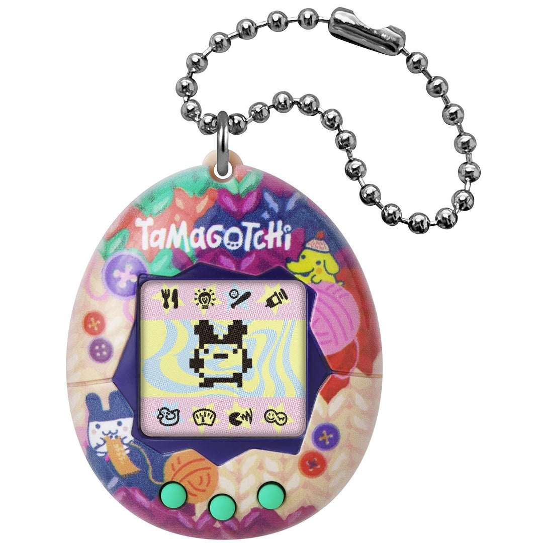 Bandai - Tamagotchi - Original Tamagotchi - Tama Sewing - Elektronisches virtuelles Haustier mit Far