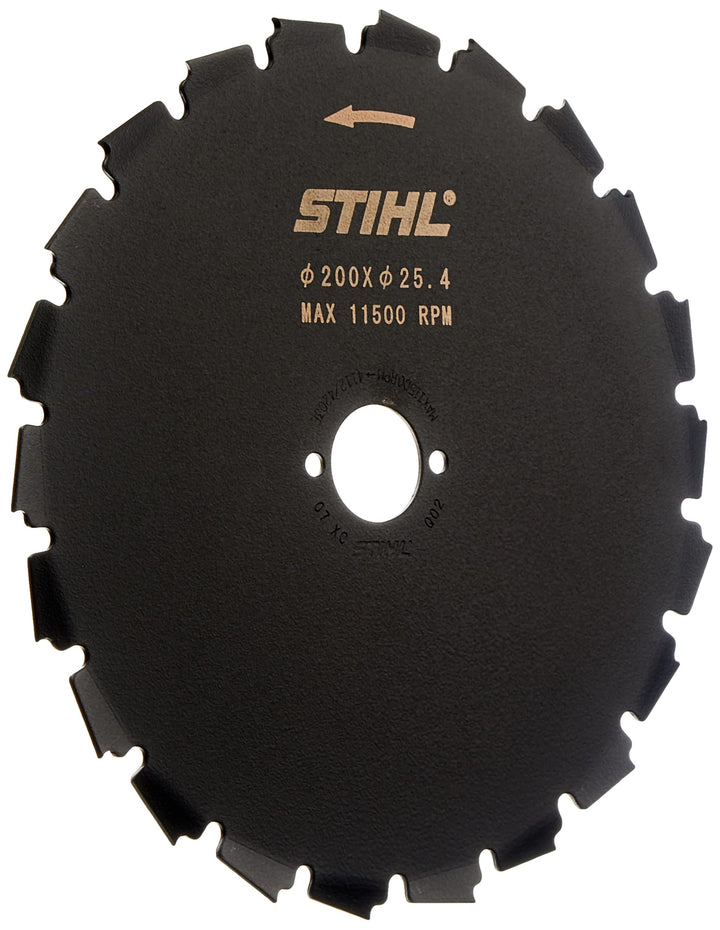 STIHL 41127134203 Meisselzahn-Sägeblatt aus Hartmetall 22 Zähne, Durchmesser: 20cm