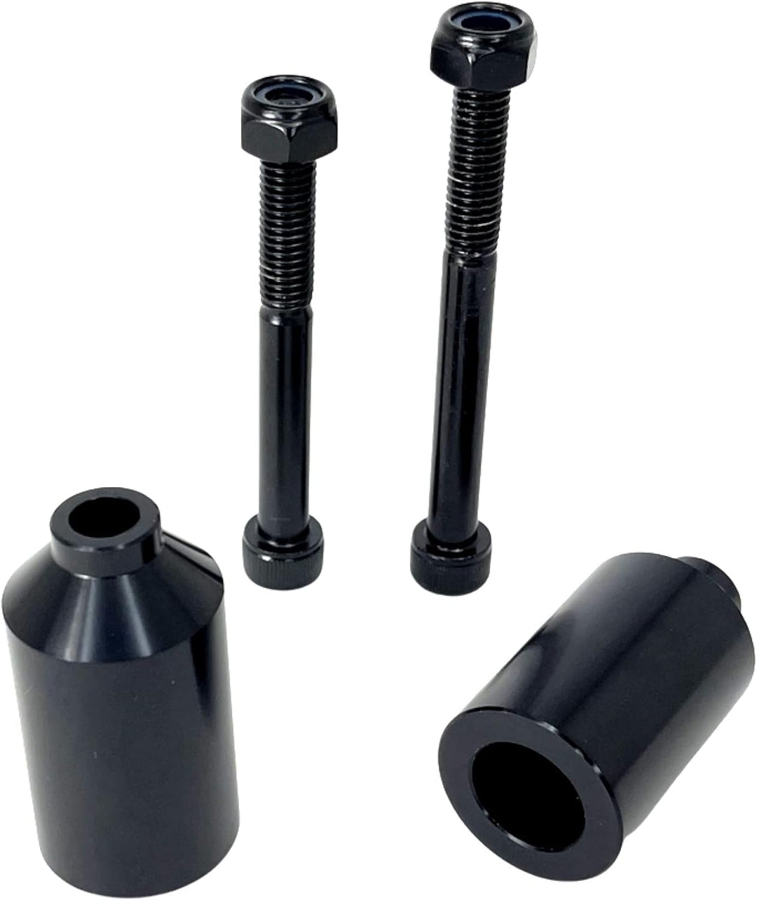 Blunt Envy Stunt-Scooter Pegs Tretroller Grind Stangen mit Achsen + Fantic26 Sticker Schwarz, Schwar