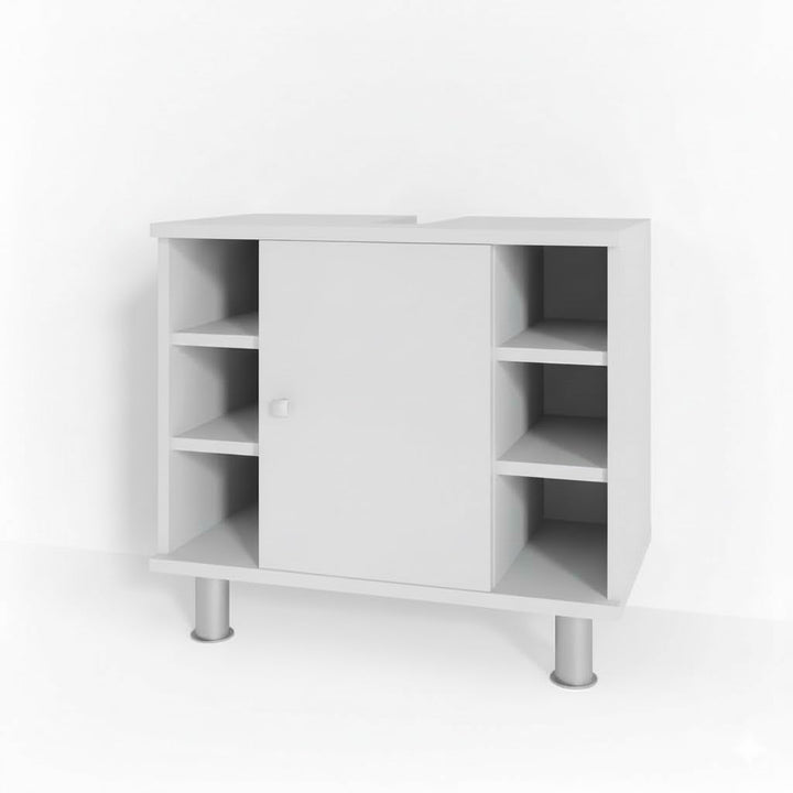 Vicco Waschbeckenunterschrank Fynn, Weiss, 60 x 54 cm Weiss 60 x 54 cm, Weiss 60 x 54 cm