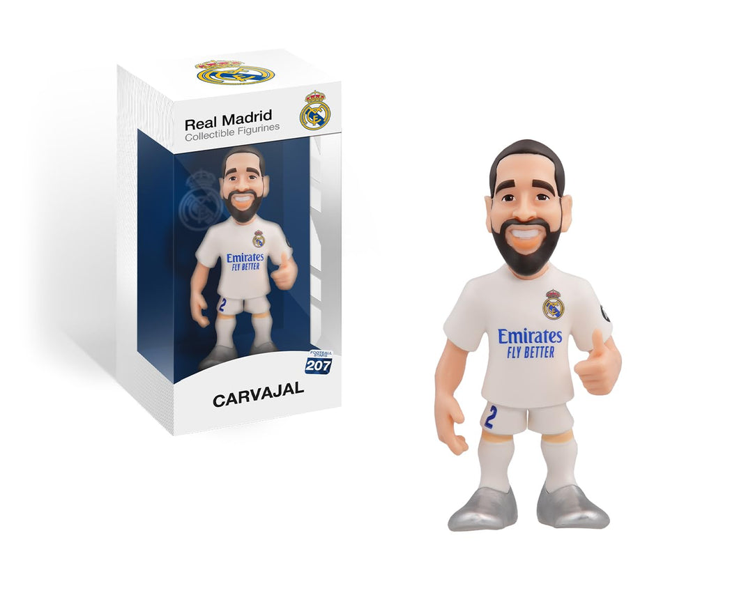 MINIX Sammelfigur MN18413, Real Madrid, Sammlerstück, 12 cm, Geschenkidee für Kinder und Erwachsene,