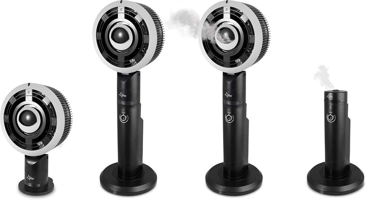 SUNTEC Ventilator mit Wasserkühlung inkl. Fernbedienung Monsun Vario | Wasser Sprühnebel | Luftbefeu