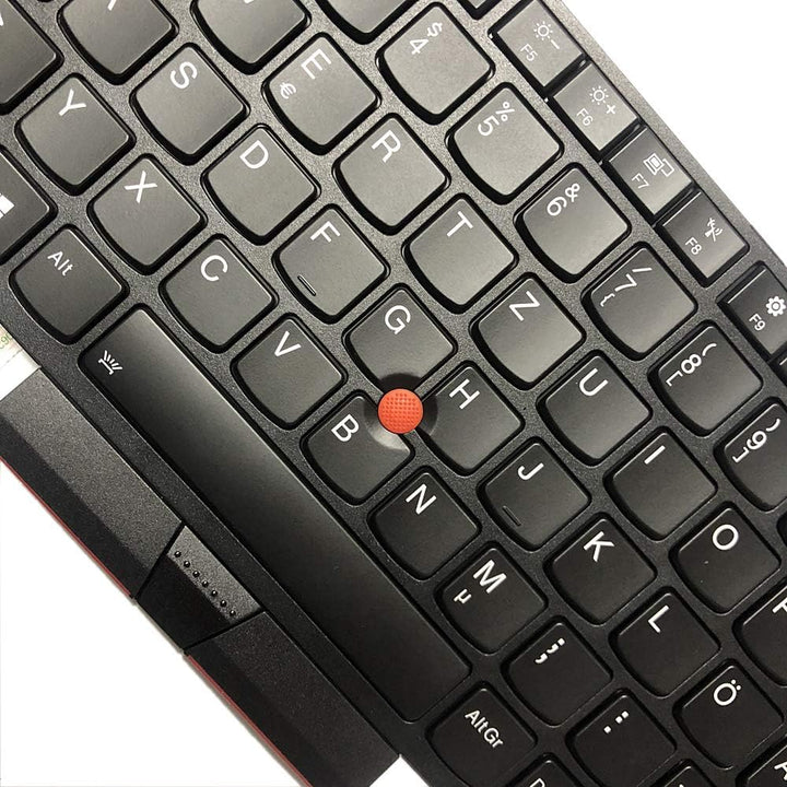 Gintai Ersatztaste Tastatur Deutsch Keyboard QWERTZ Backlit für Lenovo Thinkpad L380 L390 E480 L480