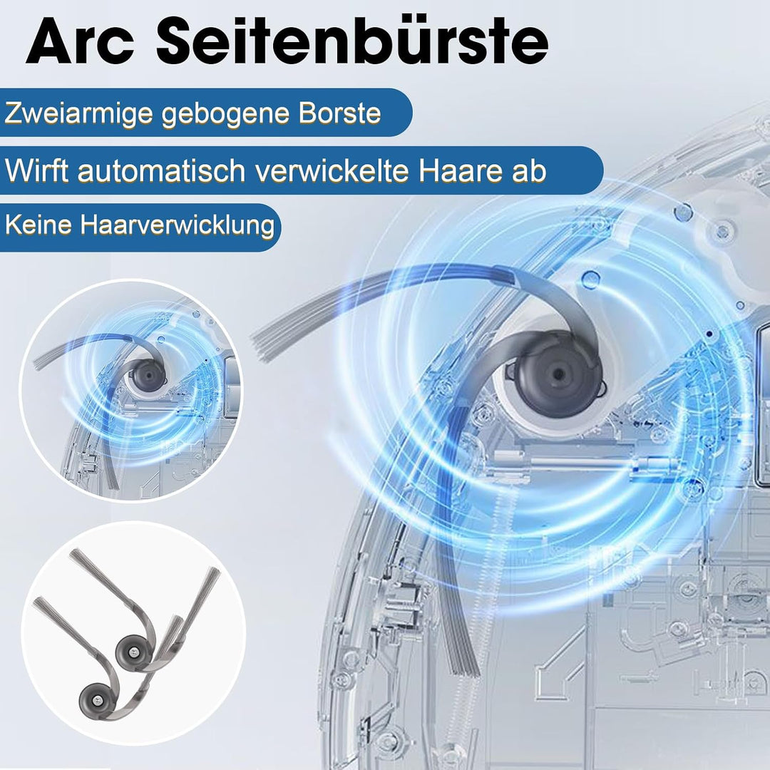 Ersatzteile Zubehörset für Roborock Qrevo Curv/Qrevo Edge/Qrevo Curv S5X/Qrevo S5V/Qrevo Edge S5A St