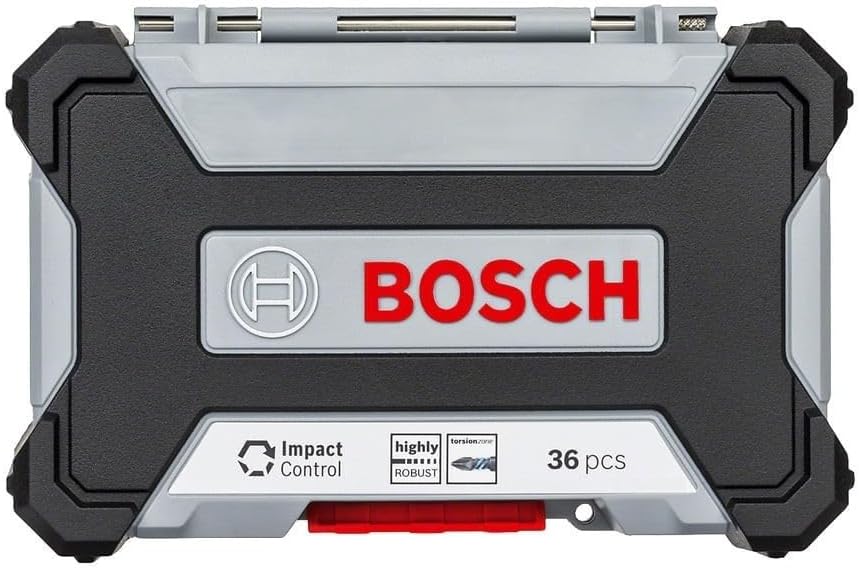 Bosch Professional 36 tlg. Schrauberbit Set (Impact Control, Pick and Click, Zubehör Schlagschrauber