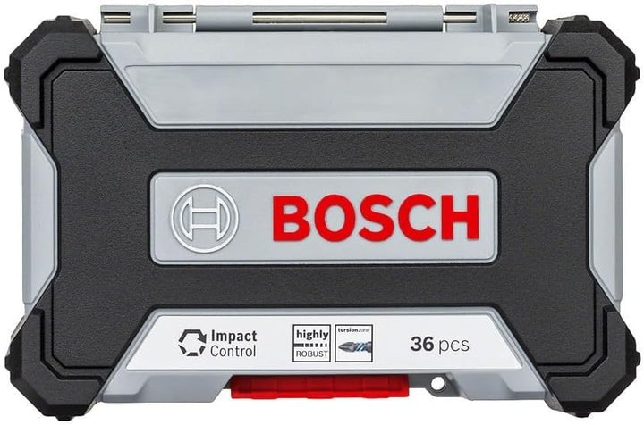 Bosch Professional 36 tlg. Schrauberbit Set (Impact Control, Pick and Click, Zubehör Schlagschrauber