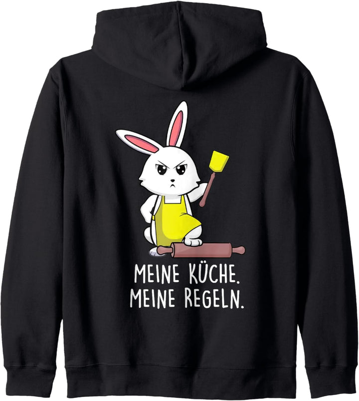 meine küche meine regeln hase Kapuzenjacke