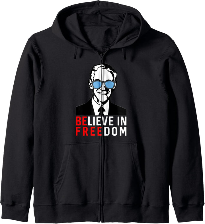 Believe in Freedom conservative Libertarian Ron Paul Liberty Kapuzenjacke