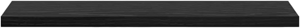 vidaXL Regalbrett 4 pcs Schwarz 40 x 10 x 1,5 cm Holzwerkstoff, Moderner Bücherregal, rechteckige Ab