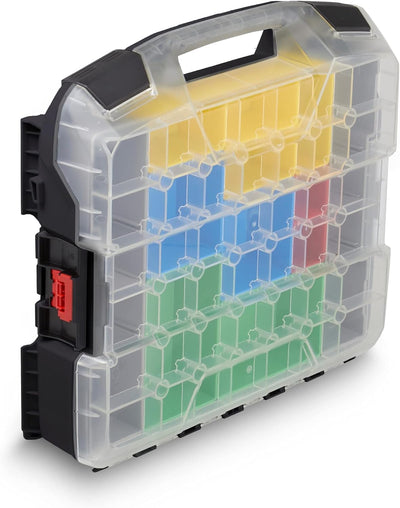 Bosch Sortimo W-BOXX 102 schwarz | Sortimentskasten L-Case | Schraubenbox Aufbewahrung mit Deckel |