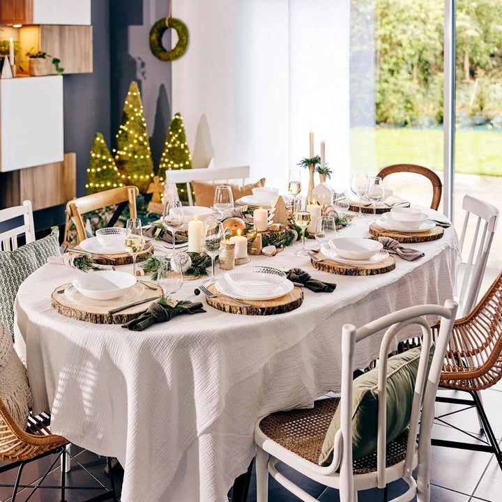 Luminarc Pampille Weiss Opal Geschirr 18 Stück - 6 Personen Weiss