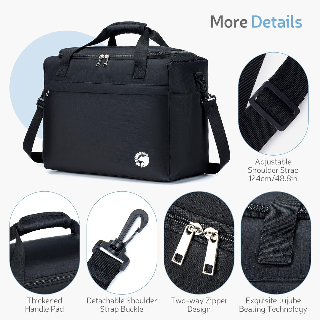 YOODI 40x30x20 Wizz Air Vueling Faltbare Reisetasche Handgepäck Flugzeug Wasserdicht Leicht 25L Hand