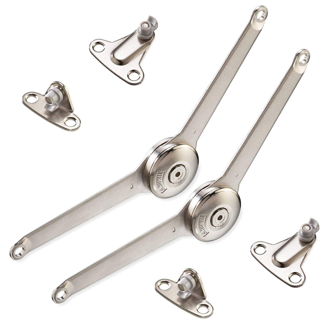 2 Stück SO-TECH® Duo Forte Klappenbeschlag einstellbar 75-110° für Klappenhöhe: 200-700 mm inkl. Mon