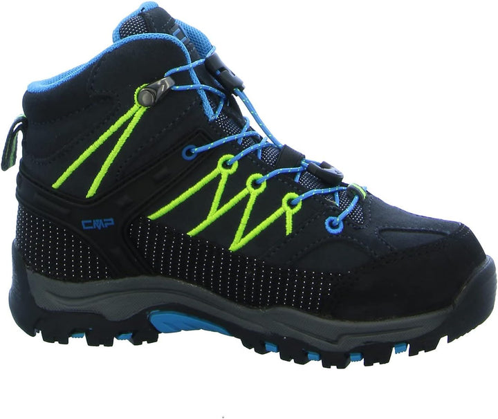 CMP Kids Rigel Mid Trekking Shoes Wp Wanderschuhe 32 EU Antracite Yellow Fluo, 32 EU Antracite Yello