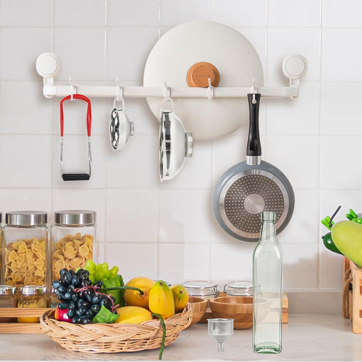 Edelstahl Trichterset 4-teilig mit Einmachgläser Heber & Trichter - 3 Grössen Küchentrichter Set für