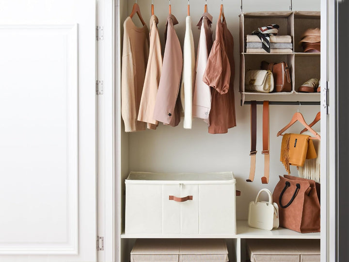 StorageWorks Schuh Organizer für Schrank, extragrosse Schuhaufbewahrung platzsparend für bis zu 24 P