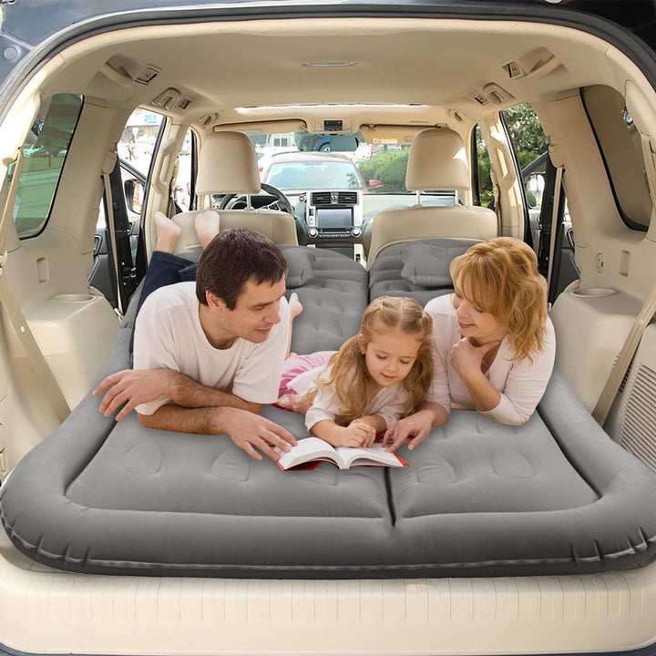 Auto Luftmatratze SUV Aufblasbare Matratze mit Pumpe Dickere Beflocktes Luftbett Tragbare Camping Ma