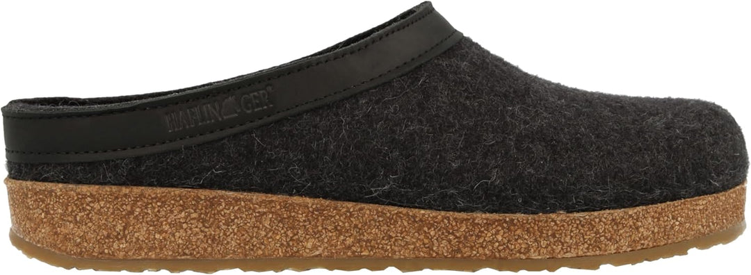 HAFLINGER Damen Hausschuhe Slipper Torben Hausschuh Textil Gemütlich Puschen uni torben-hausschuh-wo