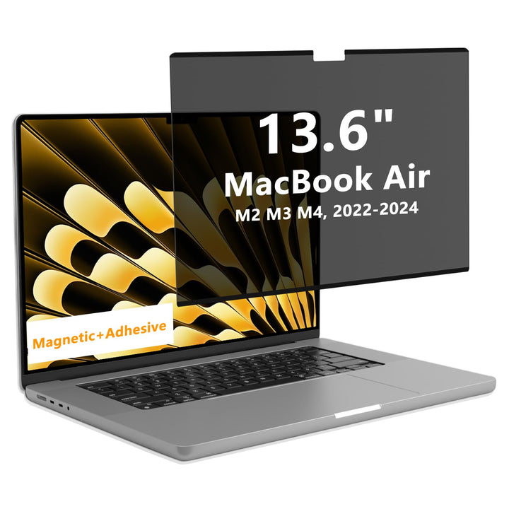 CeiBand Magnetischer Blickschutzfilter für Apple MacBook Air 13,6 Zoll (2022–2025, M2, M3, M4), Mac