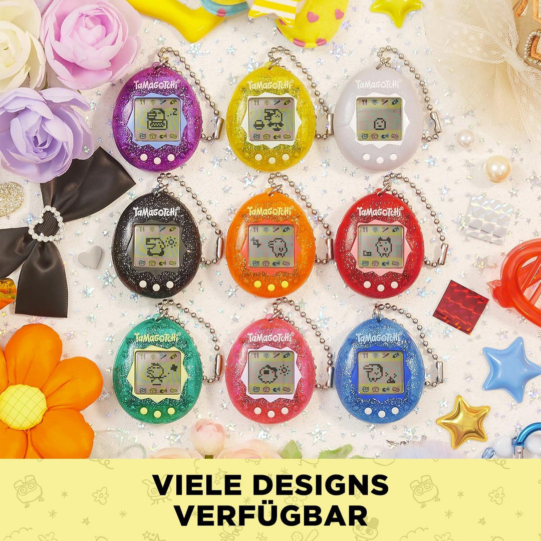 Bandai - Original Tamagotchi Color Collection Yellow - Elektronisches virtuelles Haustier mit Farbdi