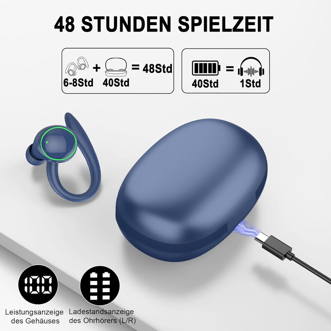 AI Kopfhörer Übersetzer, 3-in-1 Bluetooth 5.4 Echtzeit Sprachübersetzungs Kopfhörer, 164 Sprachen mi